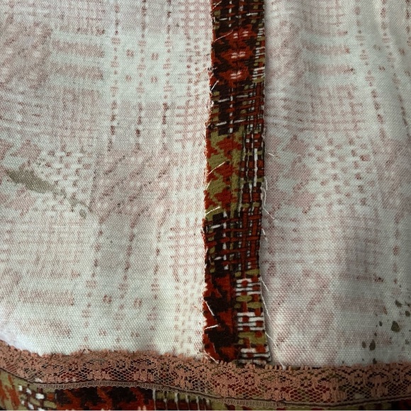 💜 Host Pick Vintage 70s Patchwork Maxi Skirt Size M - Picture 9 of 10